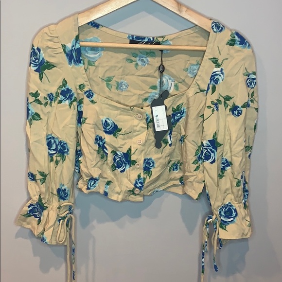 Catiza Top in Rose Blossom Blue by Motel - Picture 2 of 4